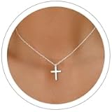 Dainty Cross Necklace for Women - Image 3