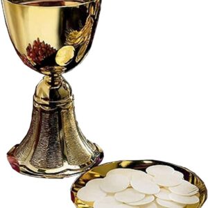 Gold Plated Chalice with Paten